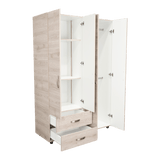 Closet Ankora Ceniza 120x180cm con 2 Cajones con 2 Entrepaños - Closets | Bylmo