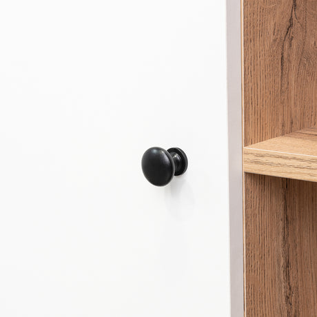 Rack de TV Noah Macadamia 120x44cm Para TV Hasta 55 Pulgadas con Un Cajón - Muebles de TV | Bylmo