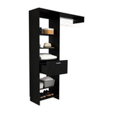 Closet Manchester Wengue 150x210cm con 1 Cajones con 4 Entrepaños - Closets | Bylmo