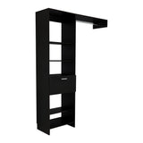 Closet Manchester Wengue 150x210cm con 1 Cajones con 4 Entrepaños - Closets | Bylmo