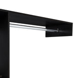 Closet Manchester Wengue 150x210cm con 1 Cajones con 4 Entrepaños - Closets | Bylmo