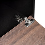 Rack de TV Wema Wengue 130x49cm Para TV Hasta 58 Pulgadas con Tres Cajones - Muebles de TV | Bylmo