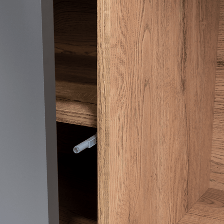 Rack de TV Salem Macadamia 158x60cm Para TV Hasta 65 Pulgadas con Tres Cajones y con Patas - Muebles de TV | Bylmo