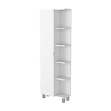 Mueble Esquinero Urano Blanco 51.2x158cm con Siete Entrepaños - OTROS MUEBLES PARA BANHO | Bylmo