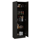 Alacena Wengue 60x180.6cm con Dos Puertas - ALACENAS Y MUEBLES MICROONDAS | Bylmo