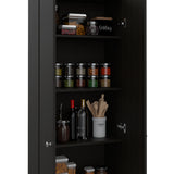 Alacena Wengue 60x180.6cm con Dos Puertas - ALACENAS Y MUEBLES MICROONDAS | Bylmo