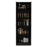 Alacena Wengue 60x180.6cm con Dos Puertas - ALACENAS Y MUEBLES MICROONDAS | Bylmo