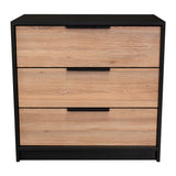 Bife Kaia Wengue 70x70cm De Tres Hileras con Tres Cajones - Cajoneras y Comodas | Bylmo