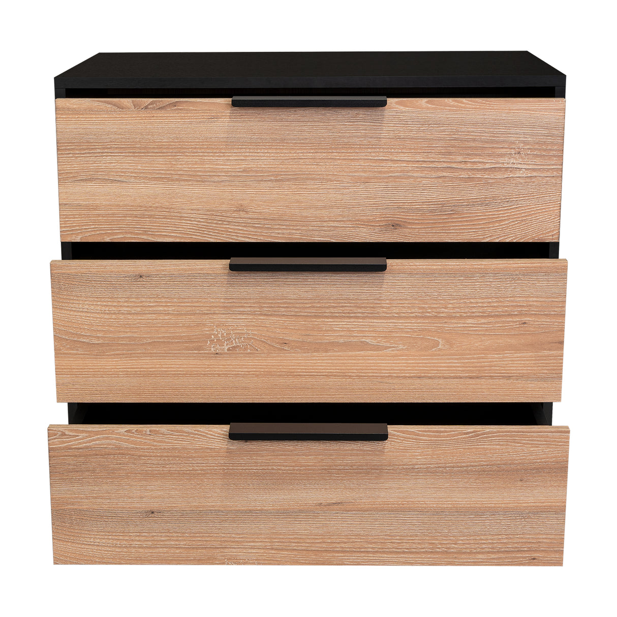 Bife Kaia Wengue 70x70cm De Tres Hileras con Tres Cajones - Cajoneras y Comodas | Bylmo