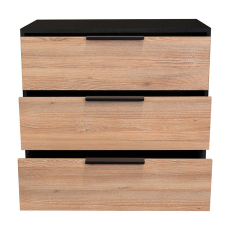 Bife Kaia Wengue 70x70cm De Tres Hileras con Tres Cajones - Cajoneras y Comodas | Bylmo