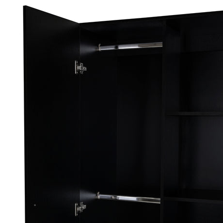 Closet Tera Wengue 80x180cm con Dos Puertas - CLOSETS | Bylmo