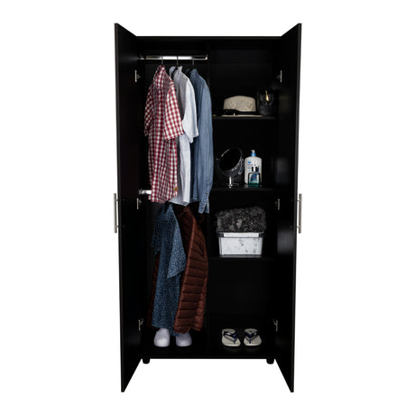 Closet Tera Wengue 80x180cm con Dos Puertas - CLOSETS | Bylmo