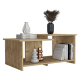 Mesa de Centro Wema Macadamia 89.3x41.6cm Rectangular - MESAS DE CENTRO | Bylmo