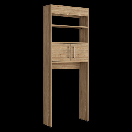 Ahorrador de Espacio para Baño Madrid Miel 62.4x160cm sin Cajones y con Un Entrepaño - OTROS MUEBLES PARA BANHO | Bylmo