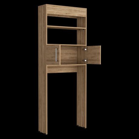 Ahorrador de Espacio para Baño Madrid Miel 62.4x160cm sin Cajones y con Un Entrepaño - OTROS MUEBLES PARA BANHO | Bylmo