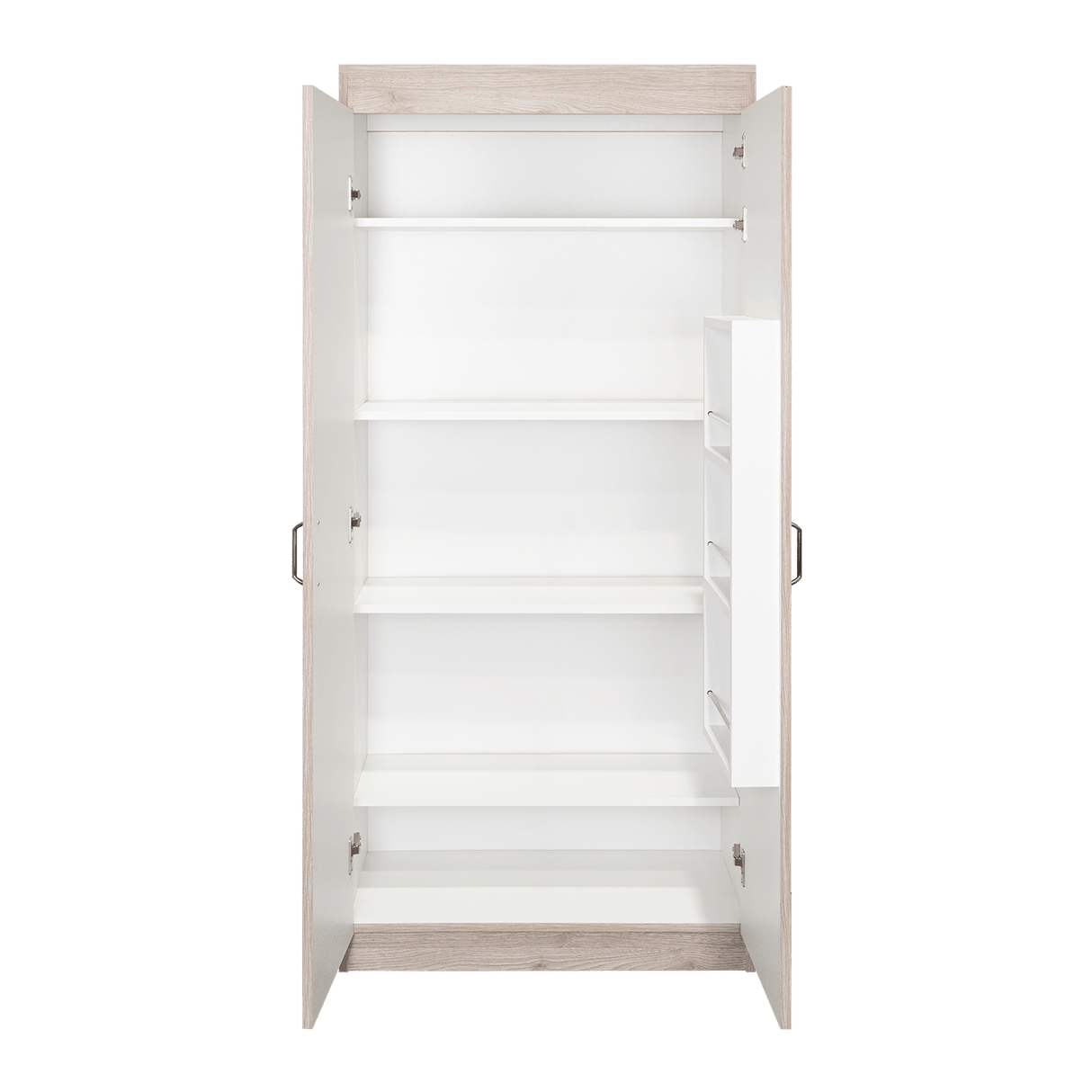 Alacena Varese Ceniza 70x161cm con Dos Puertas - Alacenas y Muebles Microondas | Bylmo