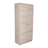 Alacena Varese Ceniza 70x161cm con Dos Puertas - Alacenas y Muebles Microondas | Bylmo