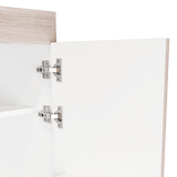 Alacena Varese Ceniza 70x161cm con Dos Puertas - Alacenas y Muebles Microondas | Bylmo