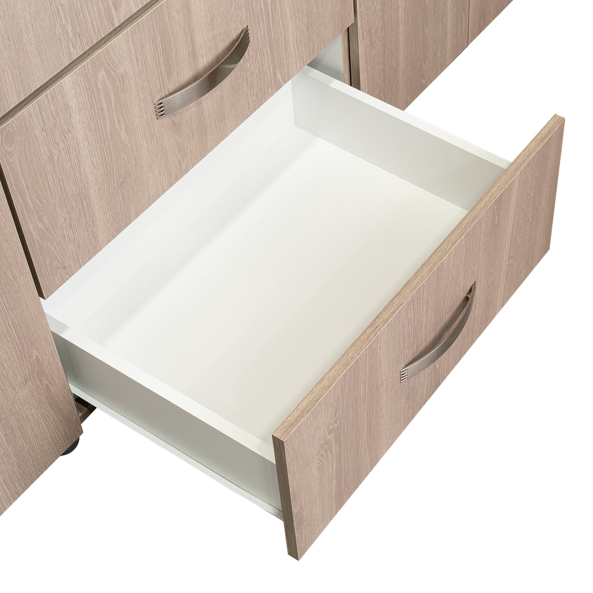 Closet Bariloche Blanco Positano 170.3x180cm con Seis Puertas y con Dos Cajones - CLOSETS | Bylmo