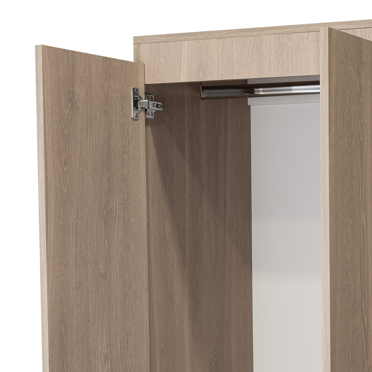 Closet Bariloche Blanco Positano 170.3x180cm con Seis Puertas y con Dos Cajones - CLOSETS | Bylmo