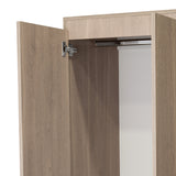 Closet Bariloche Blanco Positano 170.3x180cm con Seis Puertas y con Dos Cajones - CLOSETS | Bylmo