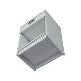 Mesa de Noche Eco Blanco 42.4x55.2cm con Un Cajón y con Un Compartimiento - MESAS DE NOCHE | Bylmo