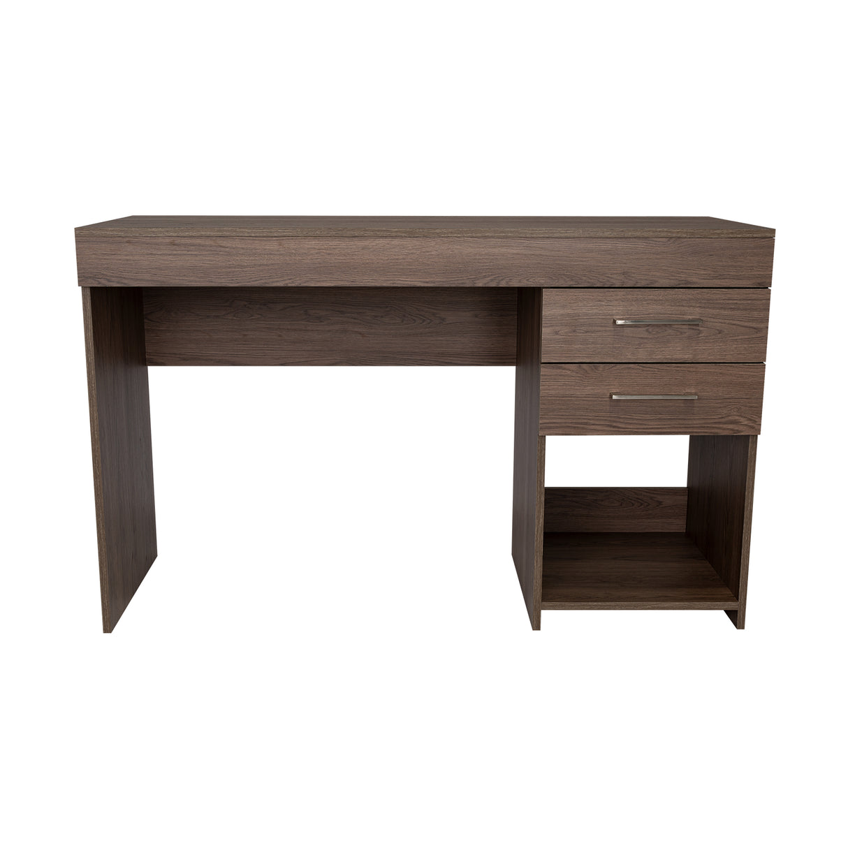 Escritorio Ibare Milan 120 cm con Dos Cajones y Entrepaños - Escritorios | Bylmo