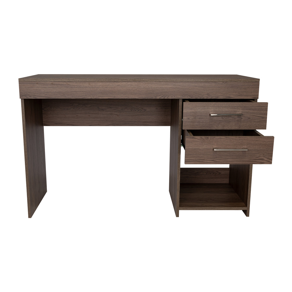 Escritorio Ibare Milan 120 cm con Dos Cajones y Entrepaños - Escritorios | Bylmo