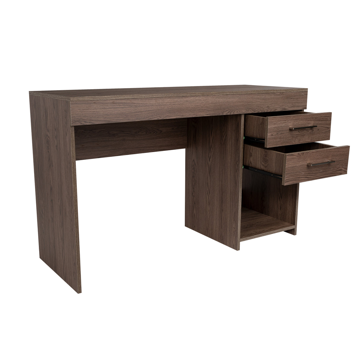 Escritorio Ibare Milan 120 cm con Dos Cajones y Entrepaños - Escritorios | Bylmo