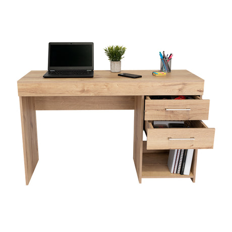 Escritorio Ibare Duna 120 cm con Dos Cajones y Entrepaños - Escritorios | Bylmo