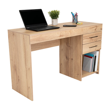 Escritorio Ibare Duna 120 cm con Dos Cajones y Entrepaños - Escritorios | Bylmo