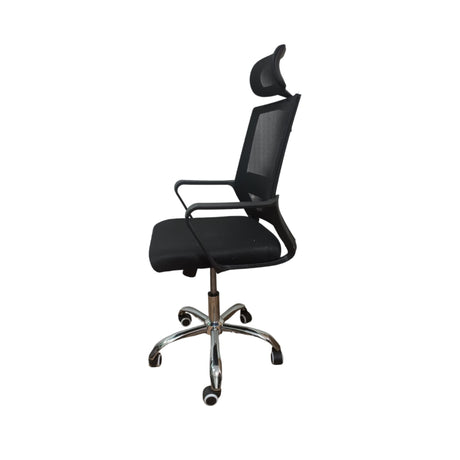 Silla Gerencial Brooklyn Negro 50x107 cm Ergonómica - SILLAS DE OFICINA | Bylmo