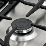 Estufa de Empotrar Challenger Plateado 76x0.1cm Para Gas Natural con Cinco Quemadores - ESTUFAS DE EMPORTRAR Y CUBIERTAS | Bylmo