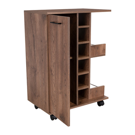 Bar Andorra Bellota 60x82cm con Un Cajón y con Seis Portabotellas - Bares | Bylmo