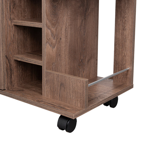 Bar Andorra Bellota 60x82cm con Un Cajón y con Seis Portabotellas - Bares | Bylmo