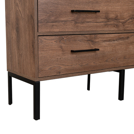 Cómoda Doble Soho S Bellota 120 cm con Dos Cajones y Una Puerta - Cajoneras y Comodas | Bylmo