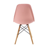 Set x 6 Sillas DKR Salmón 47x81cm Asiento Cuadrado con Espaldar - Sillas y Butacos | Bylmo