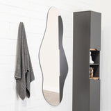 Espejo de Pared Aries Plateado 65x150cm Asimetrico sin Marco - Espejos Decorativos | Bylmo