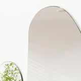 Set de 2 Espejos de Pared Leo Plateado 53.5x80.5cm Asimetrico sin Marco - Espejos Decorativos | Bylmo