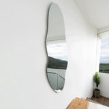 Espejo de Pared Blue Plateado 150x60cm Asimetrico sin Marco - Espejos Decorativos | Bylmo