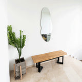 Espejo de Pared Blue Plateado 150x60cm Asimetrico sin Marco - Espejos Decorativos | Bylmo