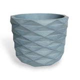 Matera de mesa Carlota Petty Azul Petróleo 15x13cm de Cemento Circular de 2.3 Litros - Jardineria | Bylmo