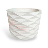 Matera de mesa Carlota Petty Mármol Rosa 15x13cm de Cemento Circular de 2.3 Litros - Jardineria | Bylmo