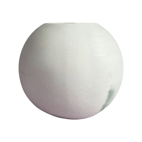 Matera de mesa Luna Mármol Negro 12x12cm de Cemento Circular de 1.4 Litros - Jardineria | Bylmo