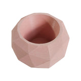 Matera de mesa Laia Palo de Rosa 7x8cm de Cemento Circular de 0.3 Litros - Jardineria | Bylmo