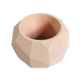 Matera de mesa Laia Nude 7x8cm de Cemento Circular de 0.3 Litros - Jardineria | Bylmo