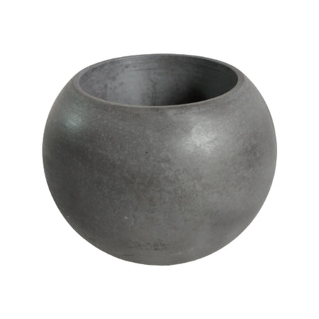 Matera de mesa Luna Gris Oscuro 6x7cm de Cemento Circular de 0.2 Litros - Jardineria | Bylmo