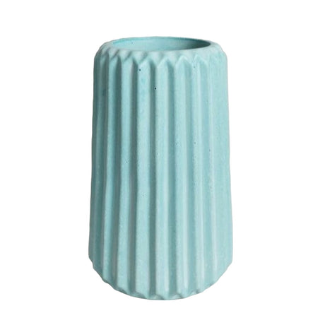 Florero Adamaris Aguamarina 7x15cm de 0.37 Litros con Acabado Mate - Jardineria | Bylmo