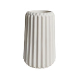 Florero Adamaris Blanco 7x15cm de 0.37 Litros con Acabado Mate - Jardineria | Bylmo