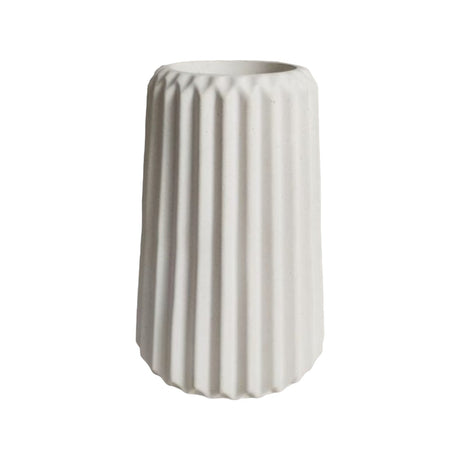 Florero Adamaris Blanco 7x15cm de 0.37 Litros con Acabado Mate - Jardineria | Bylmo